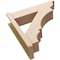 Ekena Millwork 8-in W x 30-in D x 30-in H Balboa Trad Rough Cedar Woodgrain TimberThane Outlooker, Primed Tan OUTUR080X30X30BOA04RCPR - alternate 2